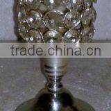 Metal & Glass Crystal Votive Tealight Candle Holder thumbnail-4