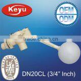 DN20CL 3/4 " self lock plastic float valve