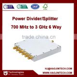 Power Divider/Splitter 700 MHz to 3 GHz 6 Way
