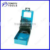 19 Pcs HSS Roll Forged Drill Bit Set
