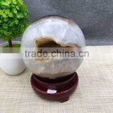 Hot Sale!!! Natural Healing Quartz Crystal Geode/citrine Open Smile Crystal Geode