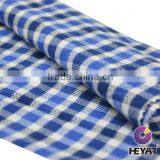 Blue Combo Tencel Cotton Check Shirt Cotton Flannel Fabric thumbnail-3