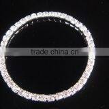 1.75" round rhinestone buckle