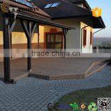 Wear Resistance Long Life Solid Floor Garden Composite Decking
