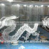 2015 Welcomed New Product, Crystal Dragon, Fiber Optical Long Size for Lobby Led Crystal Light