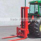 Tractor with Forklift Attachment