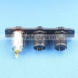 Panel Mounted 12V Car Cigarette Lighter Socket Dual USB Charger Socket Power Adapter Outlet Splitter thumbnail-3