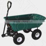 Garden Cart TC4253A 136KG,Easy Unloading Poly Garden Wagon Cart thumbnail-1