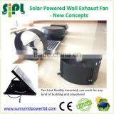 SUNNY FAN Solar Panel Powered DC Wall Mounted Gable Air Exhaust Factory Fan Turbo Ventilator for Fresh Air Ventilation thumbnail-3
