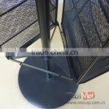 8-tier Rotating Black Metal Magazine Rack thumbnail-6