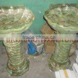 MODERN BRIGHT ONYX PEDESTALS SINKS AND BASINS thumbnail-2