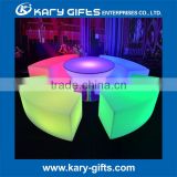 Valuable illuminated commercial furniture led waiting chair