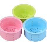 Candy Color Round Silicone Sink Drain Filter for Kitchen thumbnail-4
