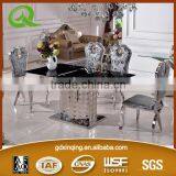 TH721 Low Price Dining Room Luxury Glass Table for Sale thumbnail-4