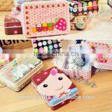 Rectangular Iron Tin Small Storage Jars Jewelry Box Holder Home Decoration Gift thumbnail-2