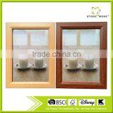 MDF Wood Classical 2 Set Display Photo Frame With Triangle Hook thumbnail-1