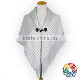 Wholesale Blanket Scarf Check Print Shawl Warm Cotton Cape Shawl thumbnail-5