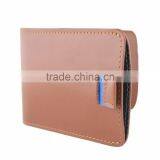 Ultra Slim RFID Blocking Bifold Leather Wallet Pull Tab With Money Clip thumbnail-2