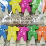 Factory Outlet Small Wooden Handmade Cute Cartoon Clip