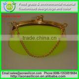 Cute Lady/Girl/Women Silicone Coin Purses Wallet Rubber Bag Case thumbnail-1