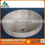 High Quality Natural Round Marble Stone Bathroom Basins and Stone Sinks RST-RB081 thumbnail-1
