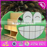 2017 New Design Double Sided Frog Wooden Kids Toy Storage W08C213 thumbnail-1
