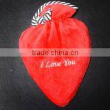 500ml Mini Blue Applique Football Cotton Hot Water Bottle With Covers thumbnail-2