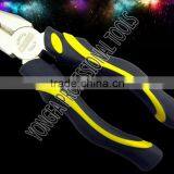 YF-2301 Nikel Plated High Quality Cutting Plier With TPR Handle thumbnail-2