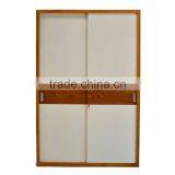 Bed Room Furniture, Armoire Sliding 2 Doors Model Tokyo Teak Wood thumbnail-2
