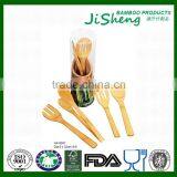 Healthy Bamboo Paddle Fork Tablespoon Spoon Bamboo Wood Spatula Set thumbnail-1