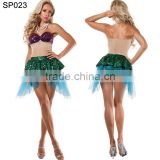 Sleeveless sparkling sexy night club mini dress for girls SP023
