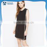 Women Clothing A-Line Double Layer Beaded Applique Dresses thumbnail-1