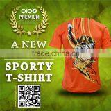 New Products 2016 Free Sample OEM Cotton Fabric Custom T-shirt thumbnail-2