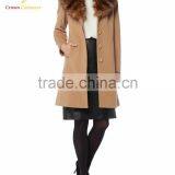 Women Winter Long Coat, Fur Collar Long Coat For Women thumbnail-2