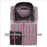 Custom Long Sleeve Stripe Dress Shirt Latest Shirts Pattern for Men thumbnail-5