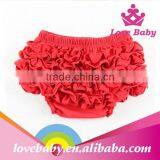 New Arrival Summer Little Girl Underwear Ruffle Cotton Kids Bloomer thumbnail-1