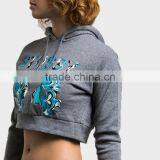 Hot Sale Hoodies Long Sleeve Crew Neck Ladies Sexy Sportswear thumbnail-3