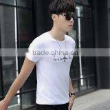 Wholesale Man Clothes 2016 Fitness Tshirt White T-shirt OEM/ODM thumbnail-3