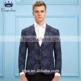 Daynoliao 2016 New Arrival Printed Pattern Mens Blazer One Button Slim Fit Men Business Casual Male Party Jacket thumbnail-2