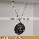 Carribean Sea Marine Style Metal Antique Silver Pendant thumbnail-2