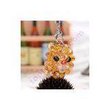 Crystal 3d Beaded Lion Mini Animal Charm Cell Phone Decoration thumbnail-3