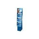 Colorful Graphic Retail Corrugated Cardboard Display Stand Racks for Show Shampoo Products