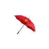 Auto Red Windproof Golf Umbrella And 60 Inch Arc Printed Fiberglass Shaft thumbnail-1