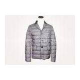 Men Collared Packable Lightweight Down Jacket With Contrast-Colored Patch thumbnail-1