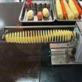 Stainless Steel Automatic Spiral Potato Cutter Tornado Potato Cutter Machine Twist Potato Spiral Cutter Slicer thumbnail-1