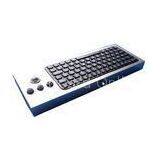 IP68 dynamic sealed & ruggedized silicone industrial pc keyboard with washable optical trackball