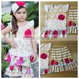 Cute Girls Easter Holiday Romper Beautiful Bunny Embroidered Baby Girls Rompers For Wholesale thumbnail-4