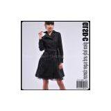 Black Winter Coat GLSD09QD-011 thumbnail-1