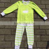 Lazy Girls Easter New Bunny Set Children Boutique Clothing Green Pastel Outfits Baby Clothes thumbnail-1