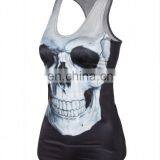 Modern Style Simple Design Lady Skull Rock T-shirt thumbnail-5